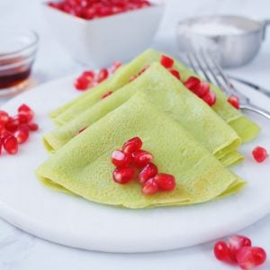 pandan crepes