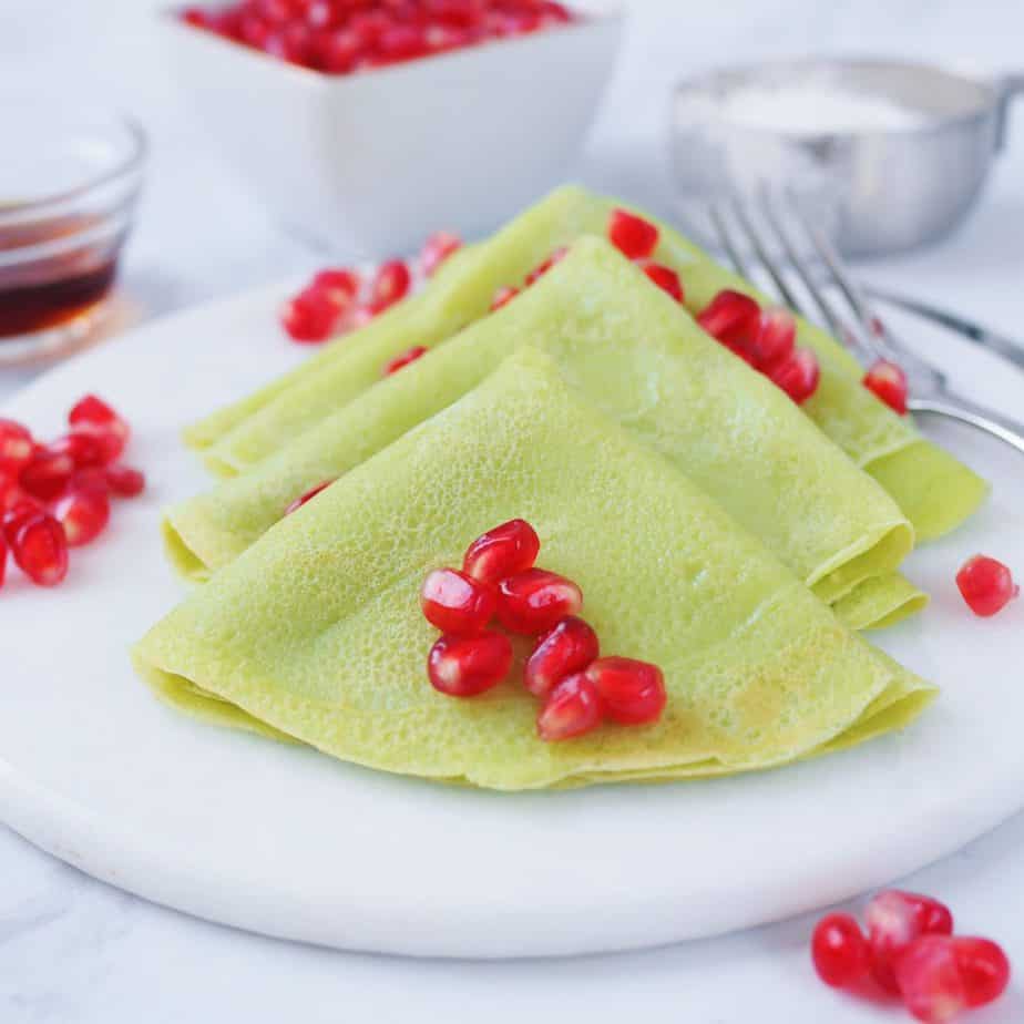 pandan crepes