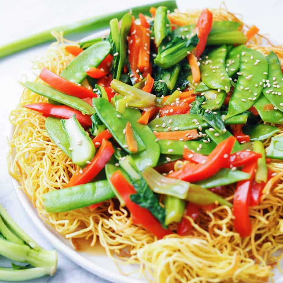 Cantonese Vegetable Chow Mein