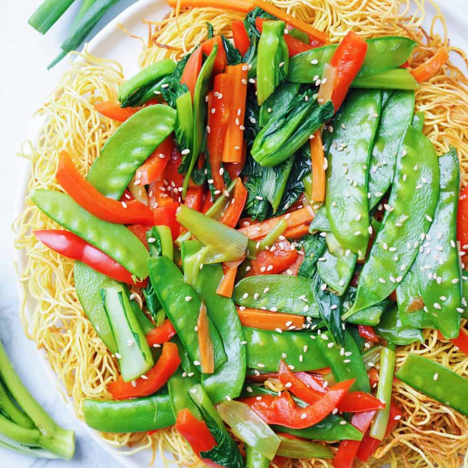 Cantonese Vegetable Chow Mein