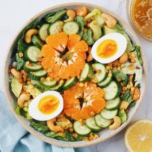 Asian Salad with Sesame Lemon Dressing
