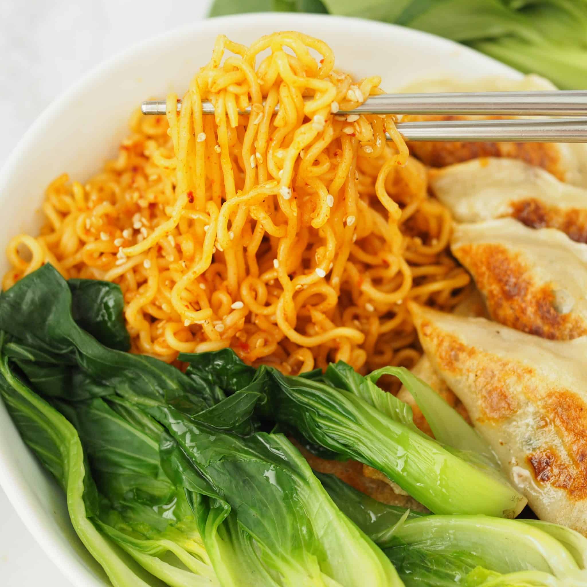 Quick Spicy Ramen Stir-Fry