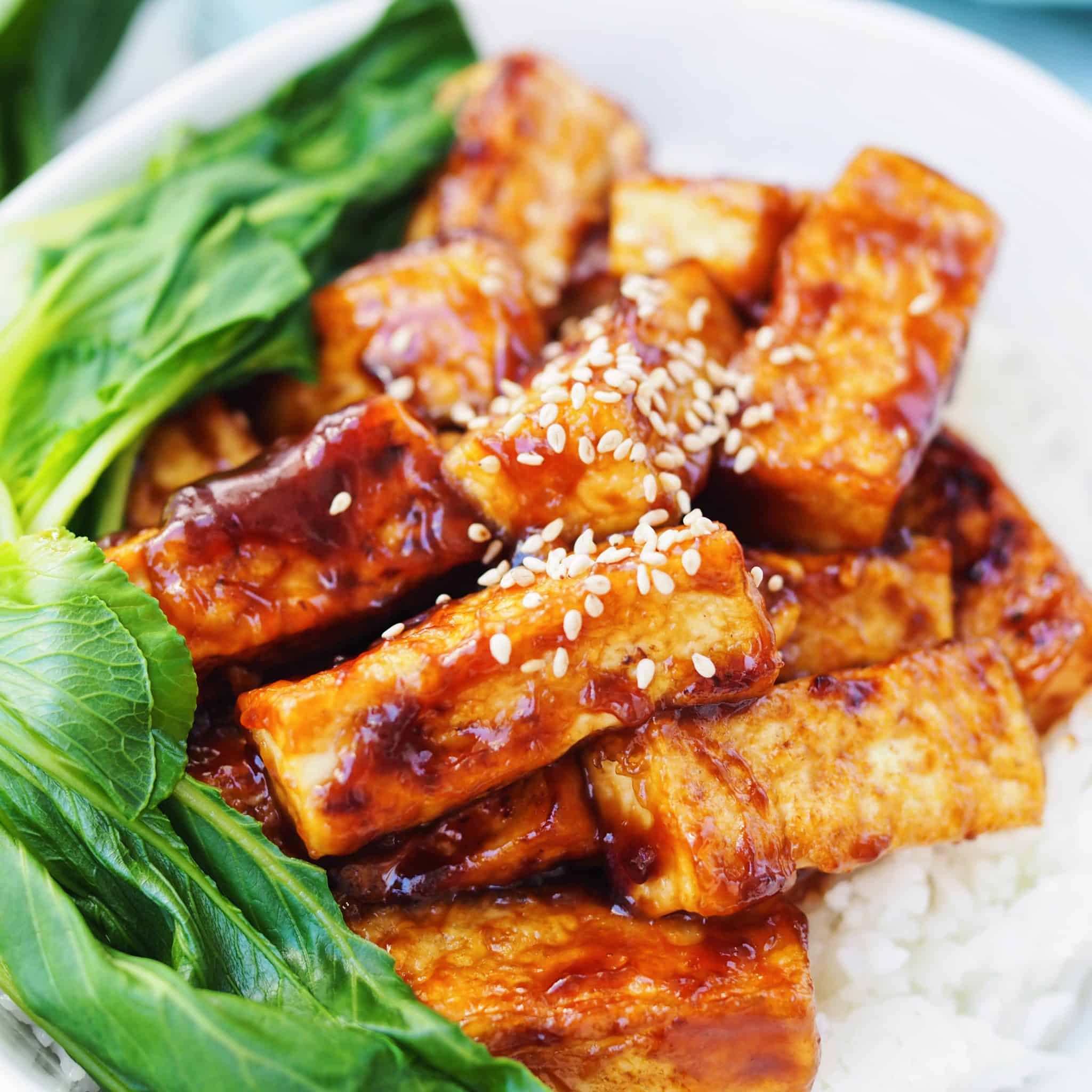 Sweet and Sticky Tofu