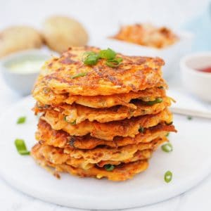 kimchi potato pancakes