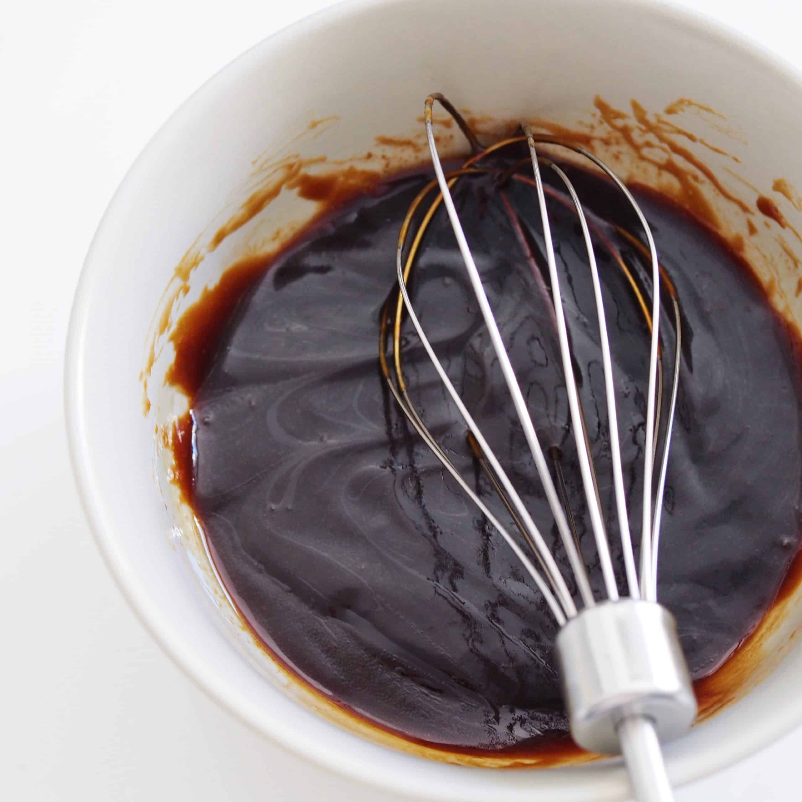 Then in a small bowl, combine noodle sauce ingredients and set aside.