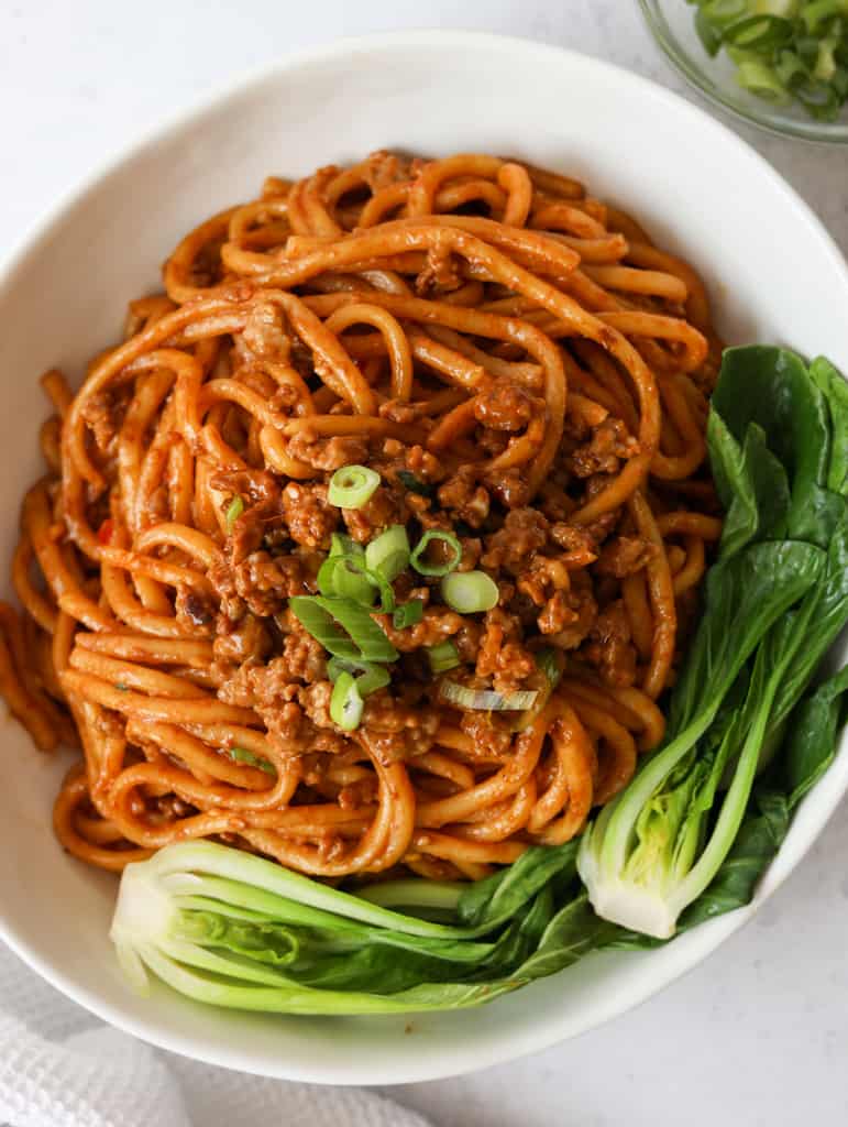 Add Cooked Pork and Mix