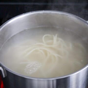 boil noodles until al dente