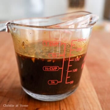 In small bowl, combine noodle sauce ingredients as listed above and set aside.