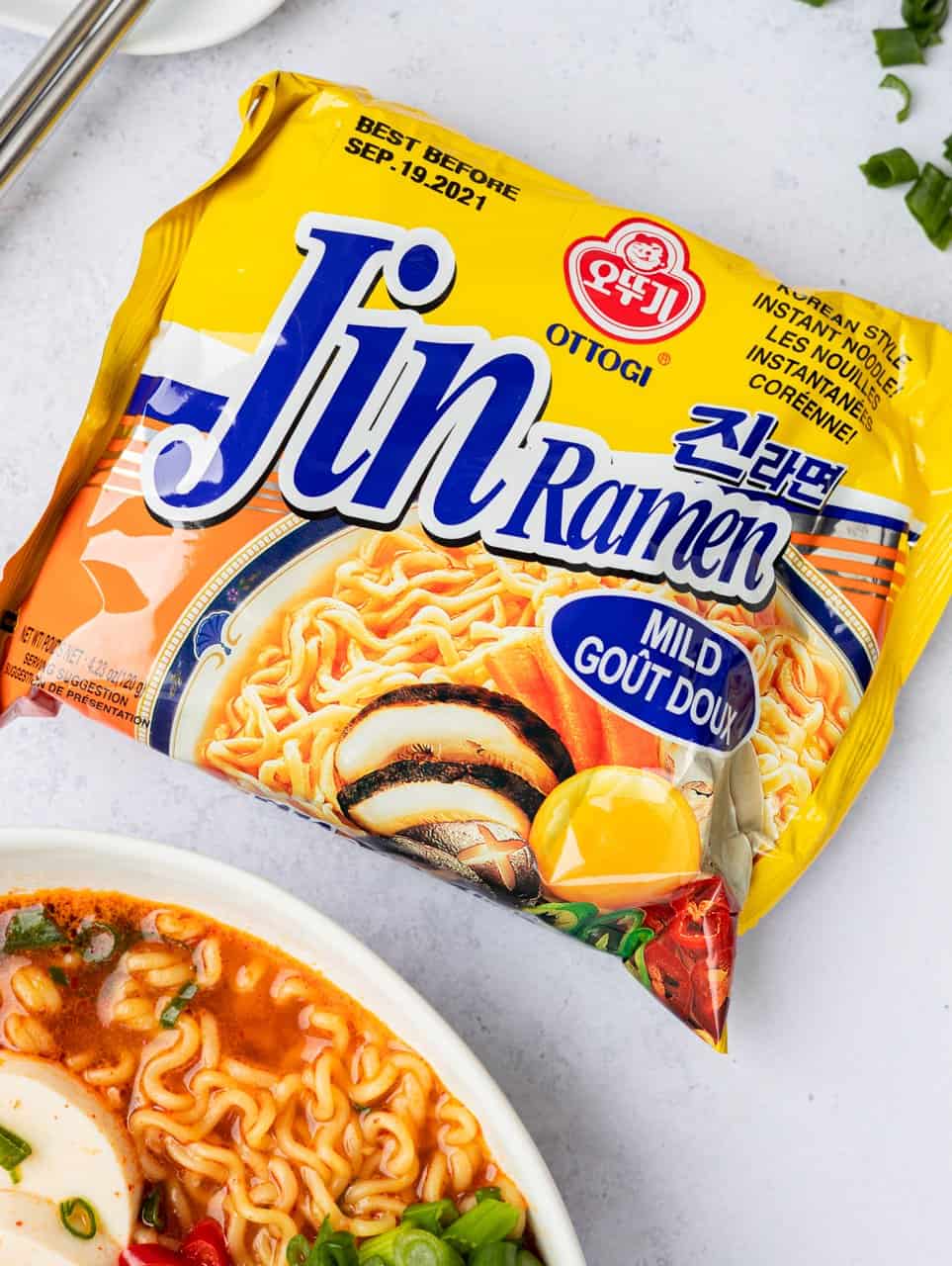 ingredients to make sundubu ramen