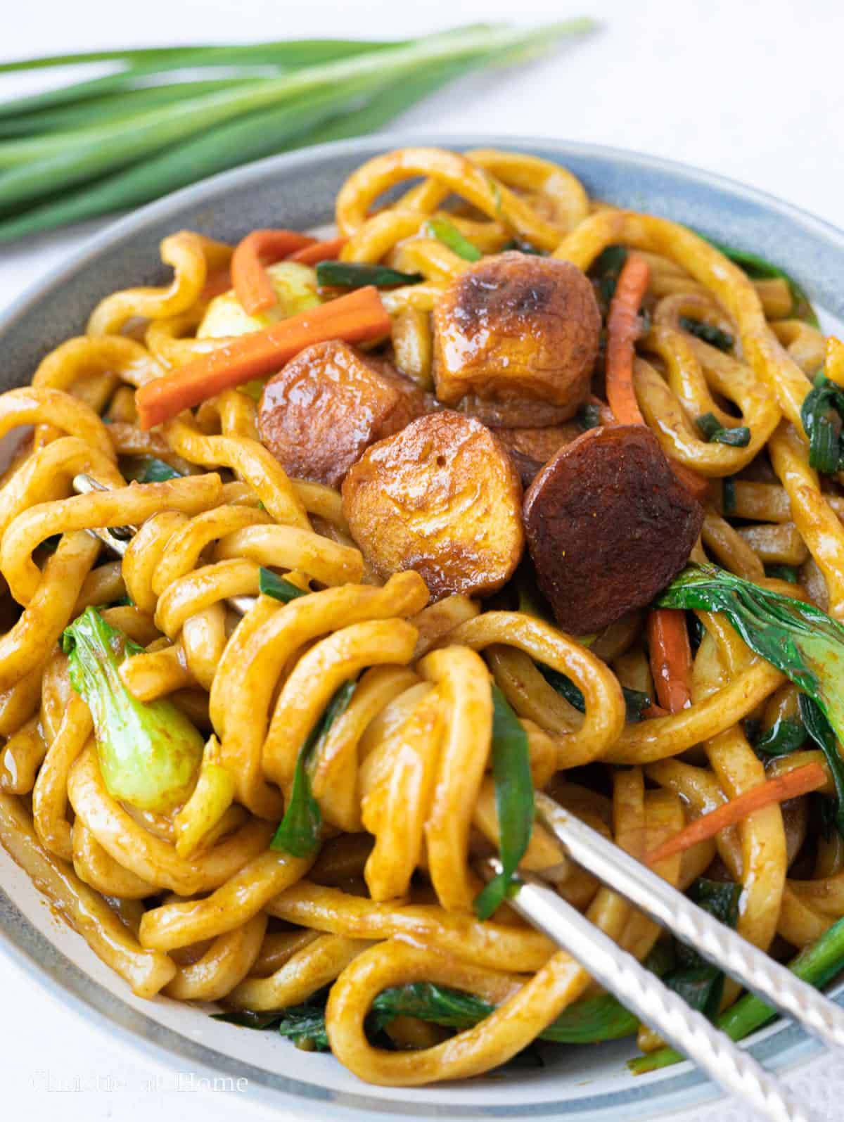 curry udon noodle stir-fry