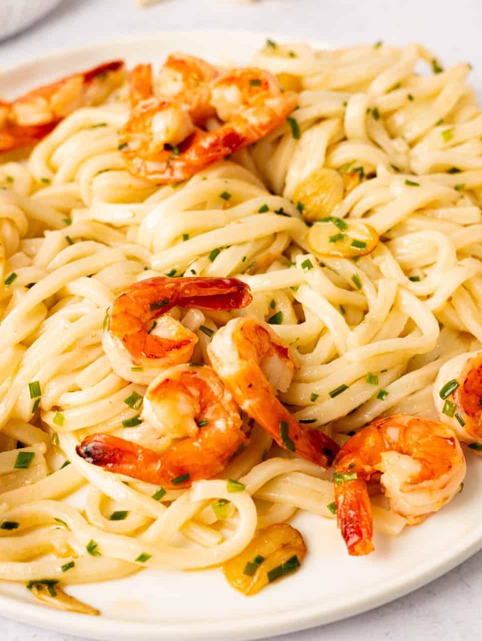 Garlic Butter Shrimp Udon