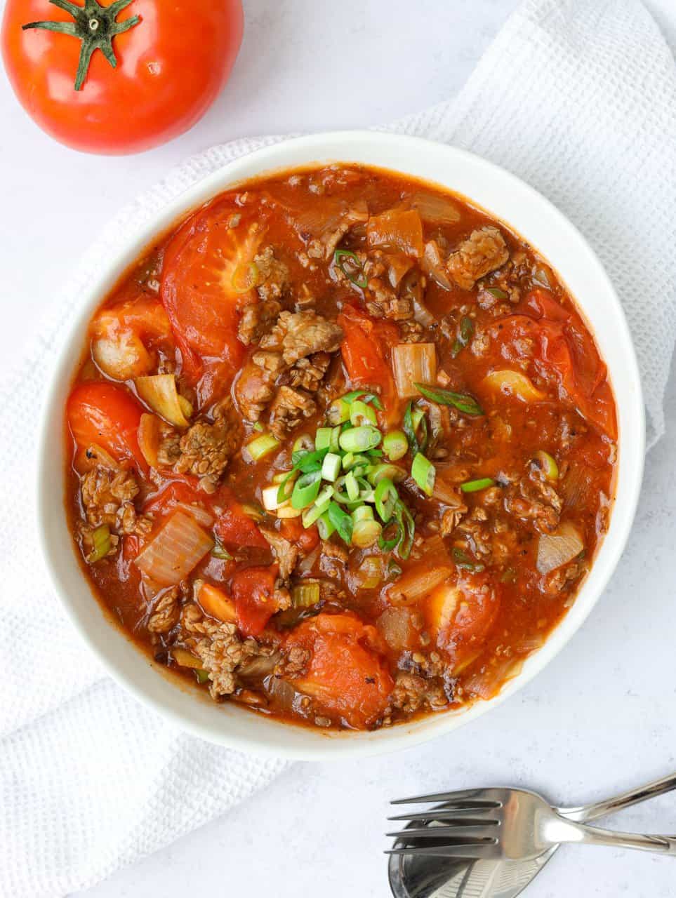 Chinese Beef Tomato Stir-Fry
