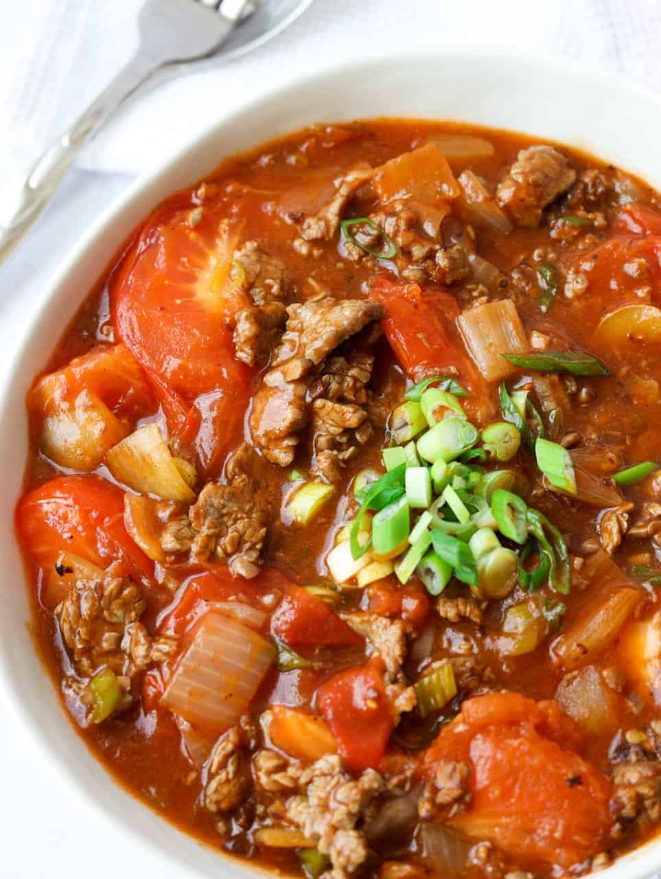 Chinese Beef Tomato Stir-Fry