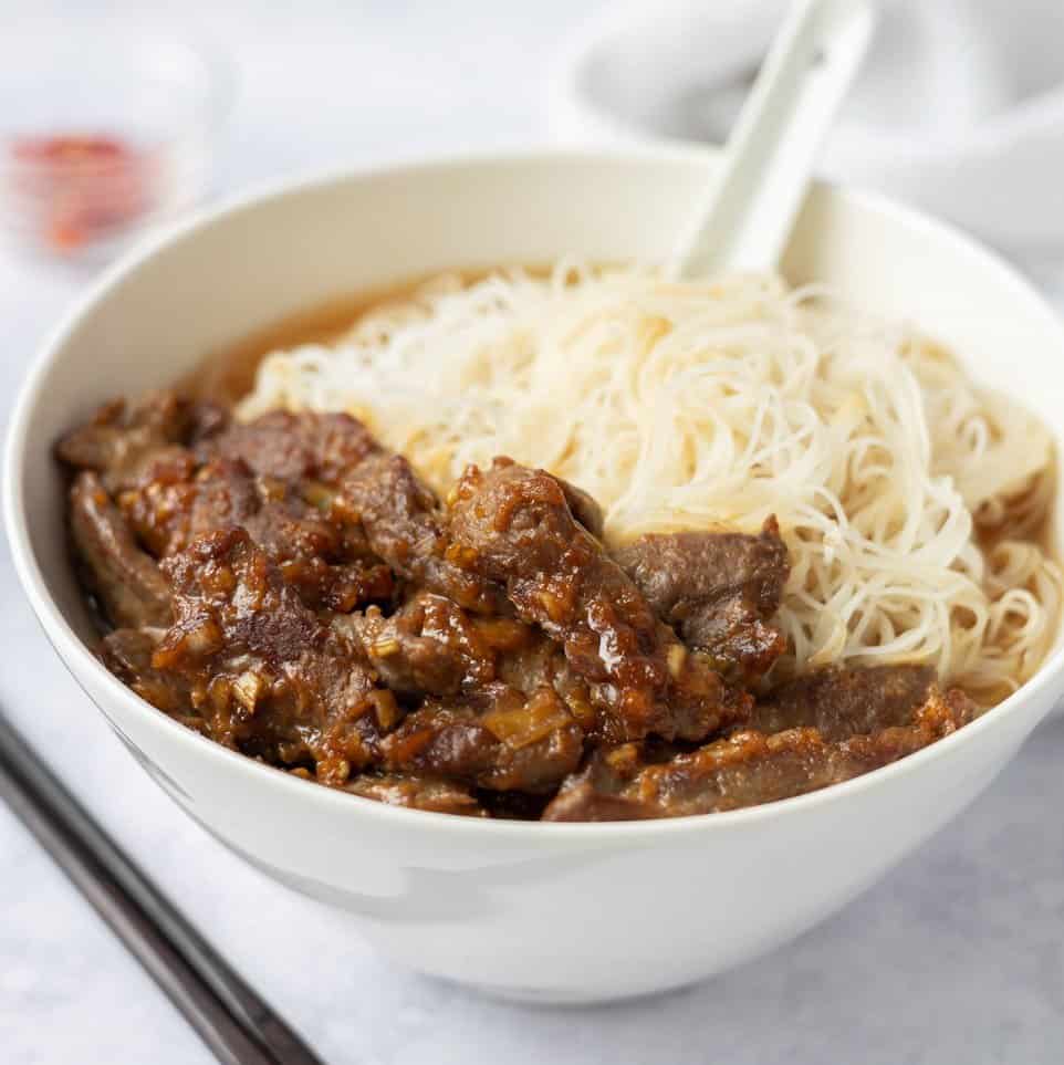 Satay Beef Noodle Soup