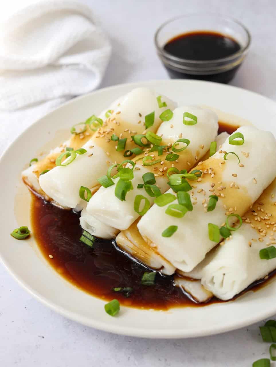 Rice Noodle Rolls Cheung Fun