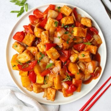 sweet and sour tofu