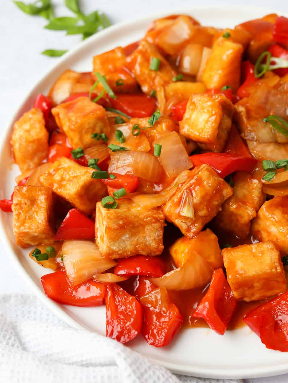 Air Fryer Sweet and Sour Tofu