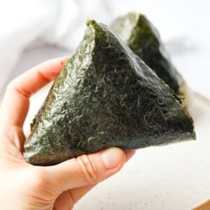 bulgogi beef triangle kimbap