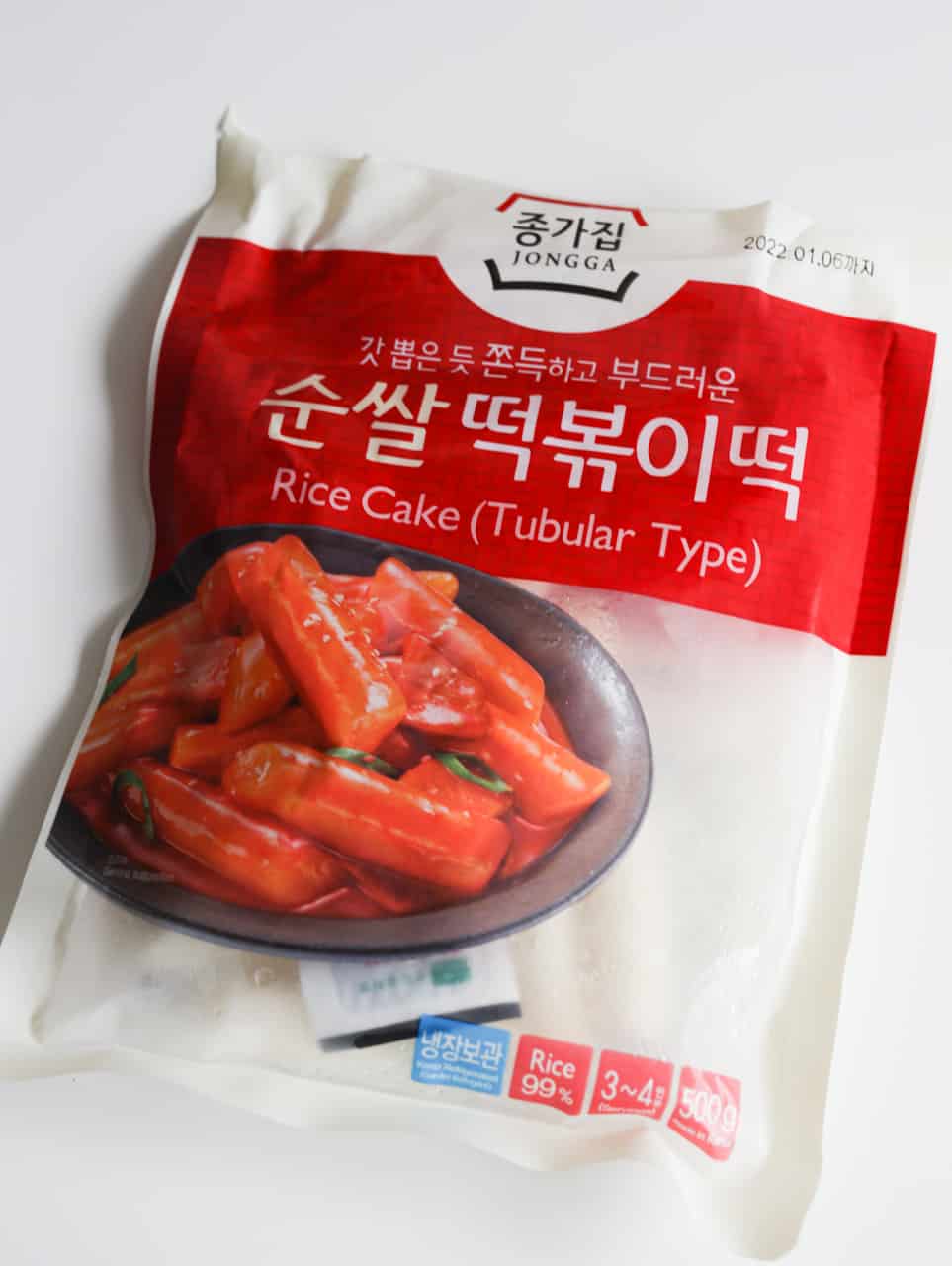 a picture of Korean rice cakes