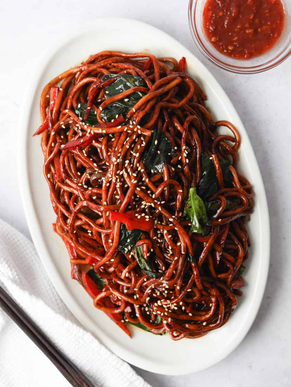 Spicy Vegetable Lo Mein