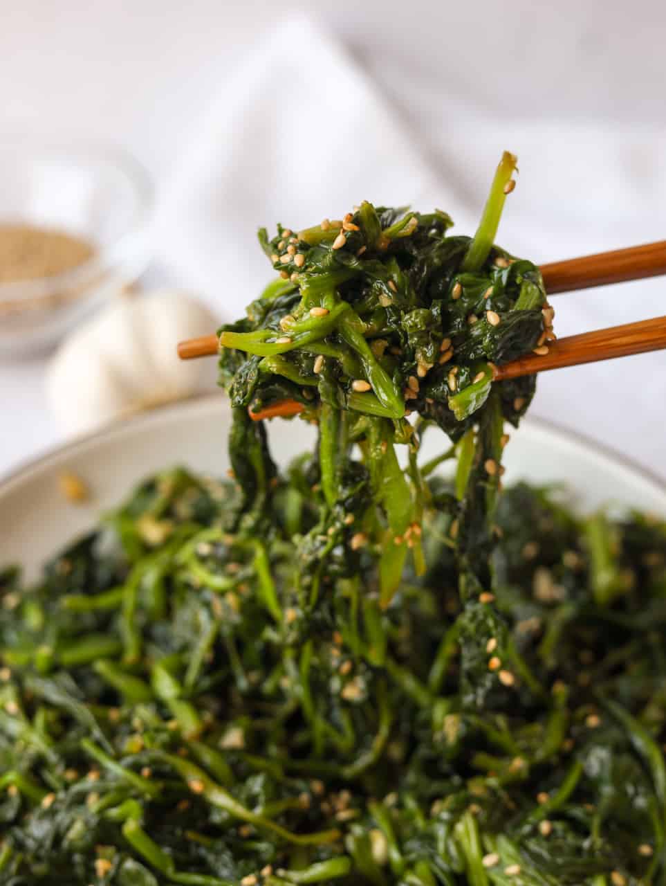 Korean Spinach Side Dish