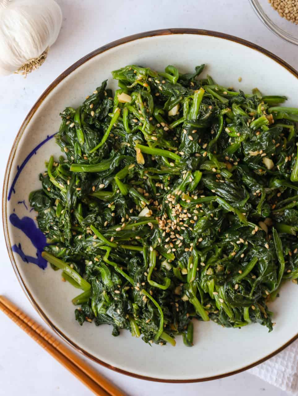Korean Spinach Side Dish