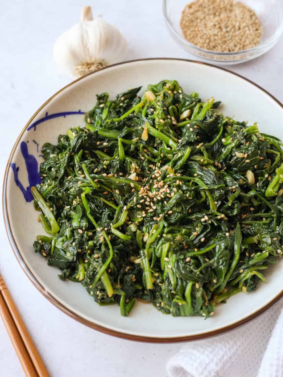 Korean Spinach Side Dish
