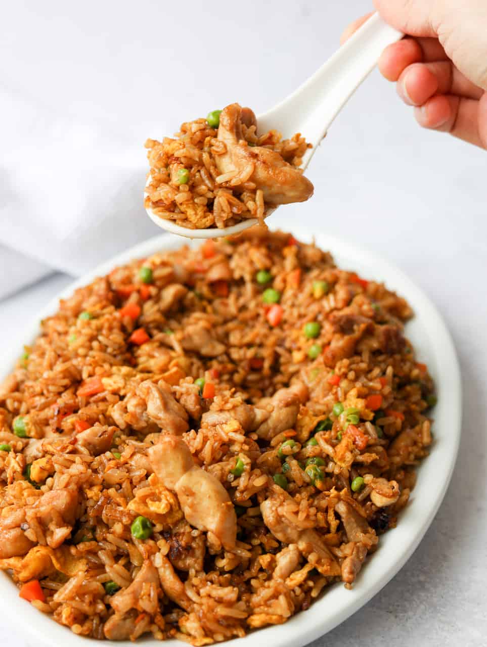 chinese chicken fried rice