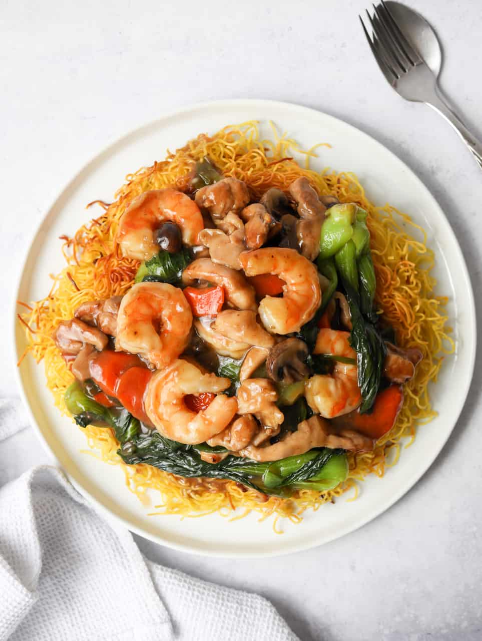 Crispy Chow Mein Noodles