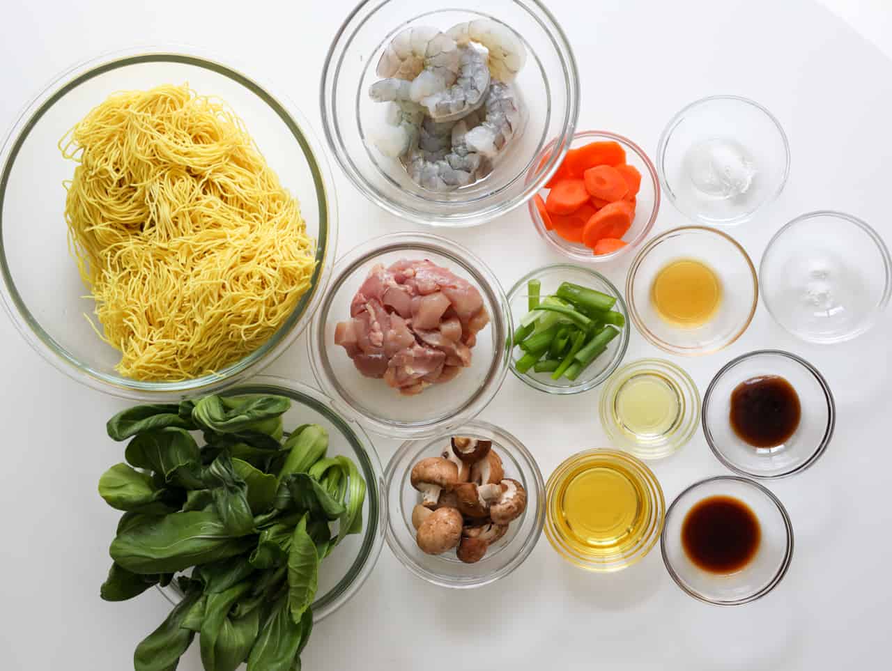 key ingredients to make crispy chow mein noodles