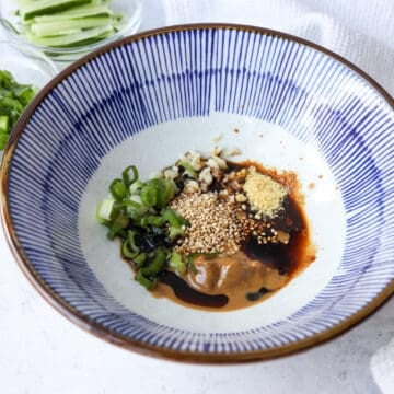 add sauce ingredients into a heat proof bowl