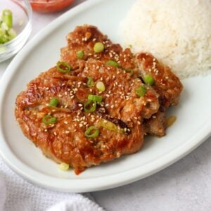 featured image of korean style pork chops