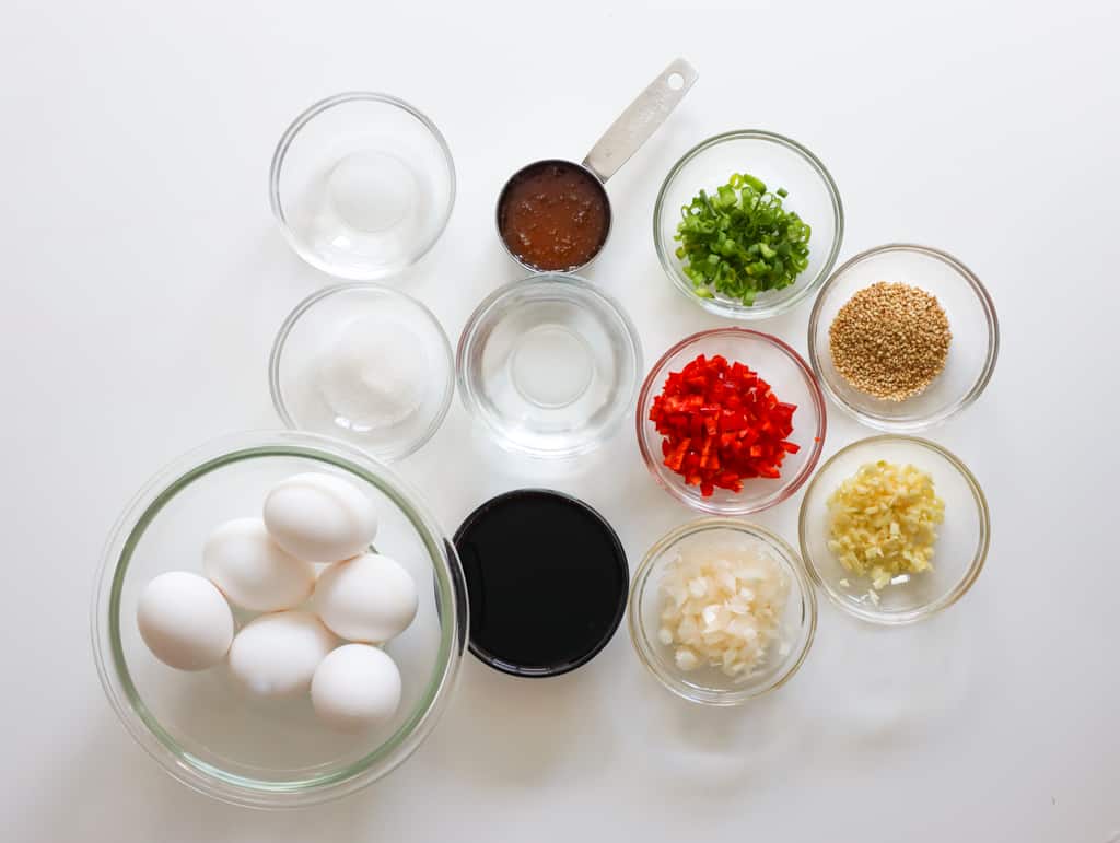 ingredients to make mayak eggs