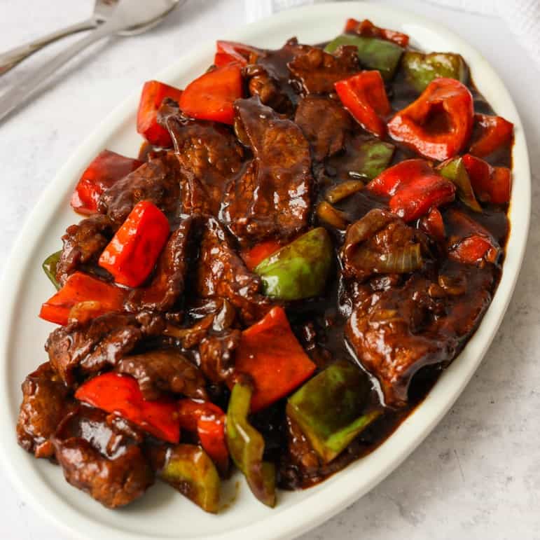 featured image of black pepper beef