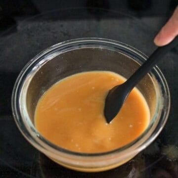 In a small bowl, mix stir-fry sauce ingredients as listed above until combined and set aside.