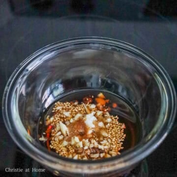 combine sauce ingredients until well combined