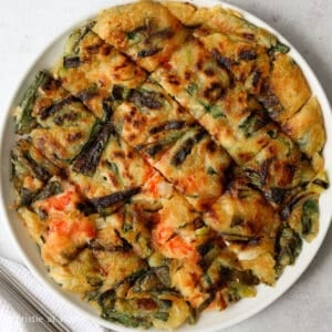 featured image of korean seafood pancake