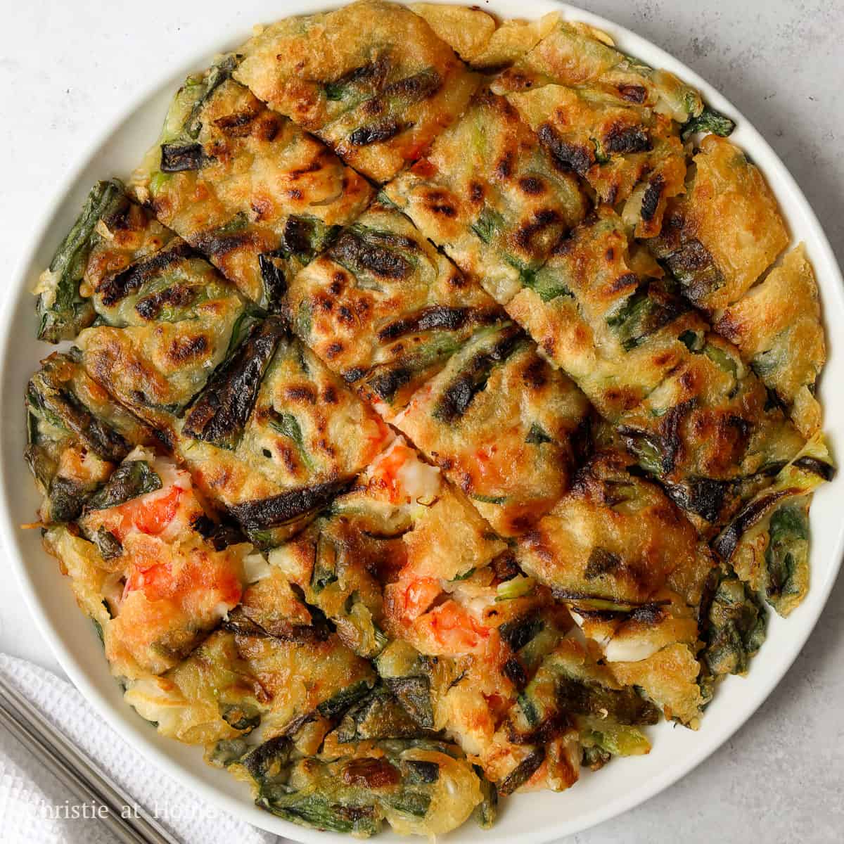 featured image of korean seafood pancake