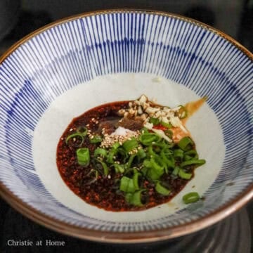 In a large ceramic/glass/steel bowl, combine the sauce ingredients as listed and set aside.