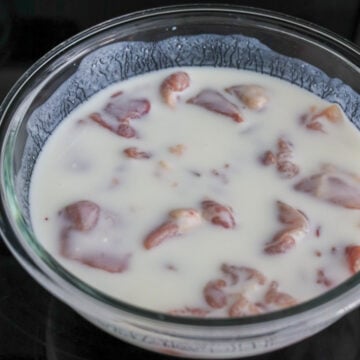 Tenderize the chicken in buttermilk.