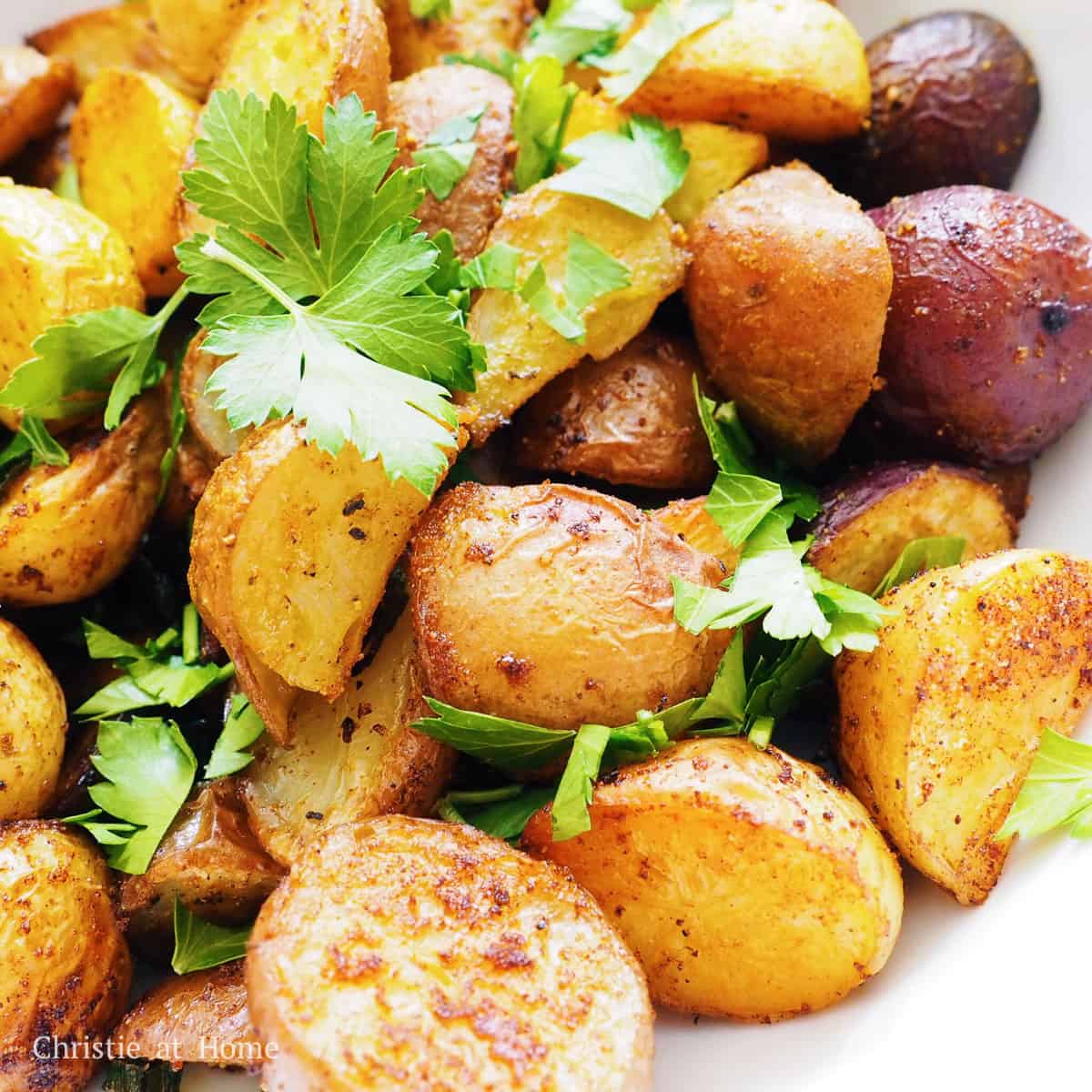paprika roasted baby potatoes
