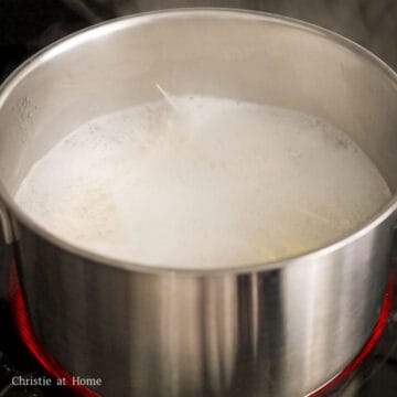 boil noodles for 3 minutes or until al dente