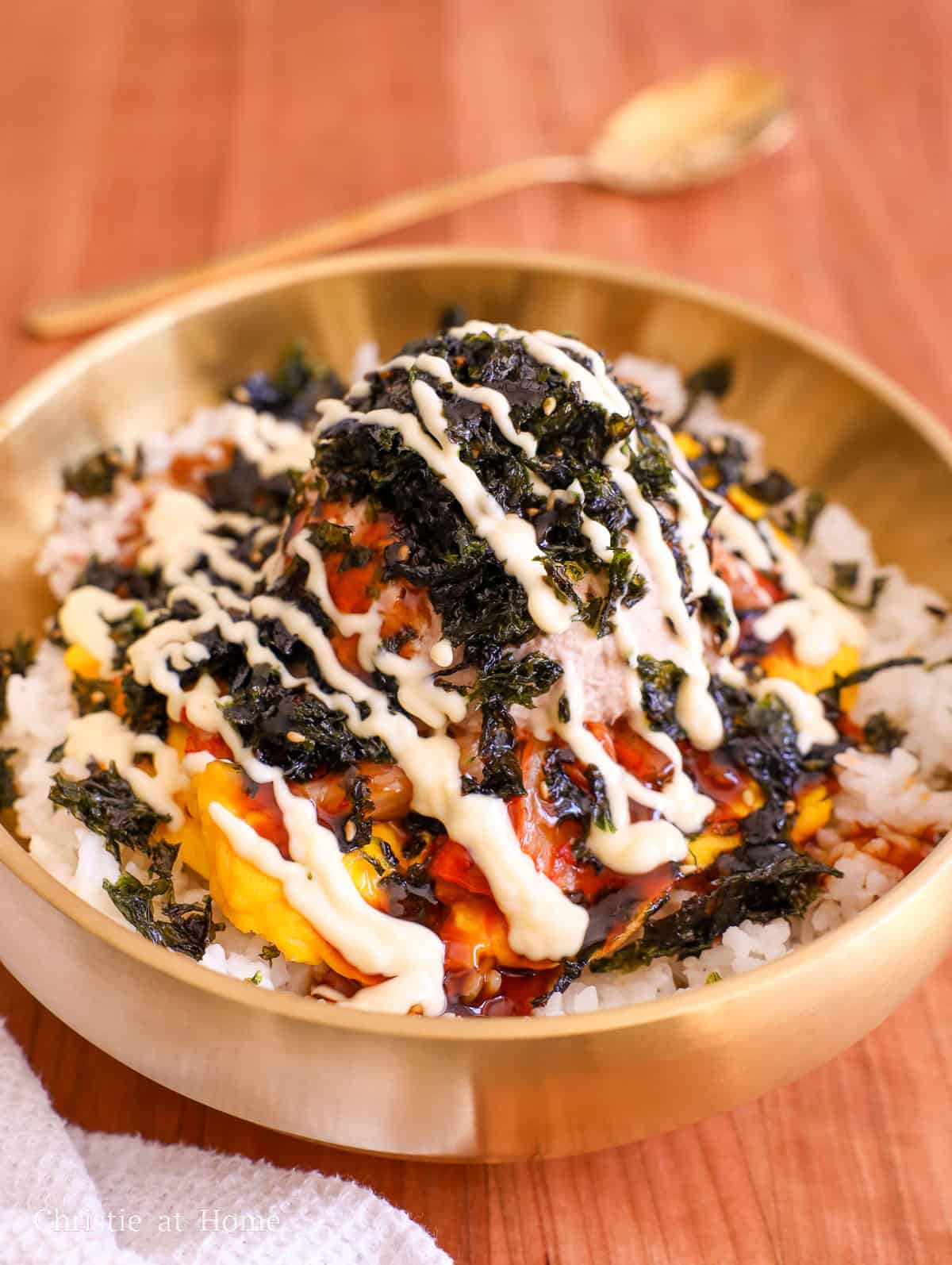 korean tuna rice chamchi deopbap