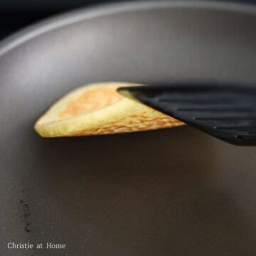 Then use a large spatula to flip it over and cook the other side for 2 minutes until golden brown or a toothpick inserted in the middle comes out clean. Repeat until you've finished the batter and adjusting the heat as needed. Serve hot with maple syrup, honey, fresh fruit or more!