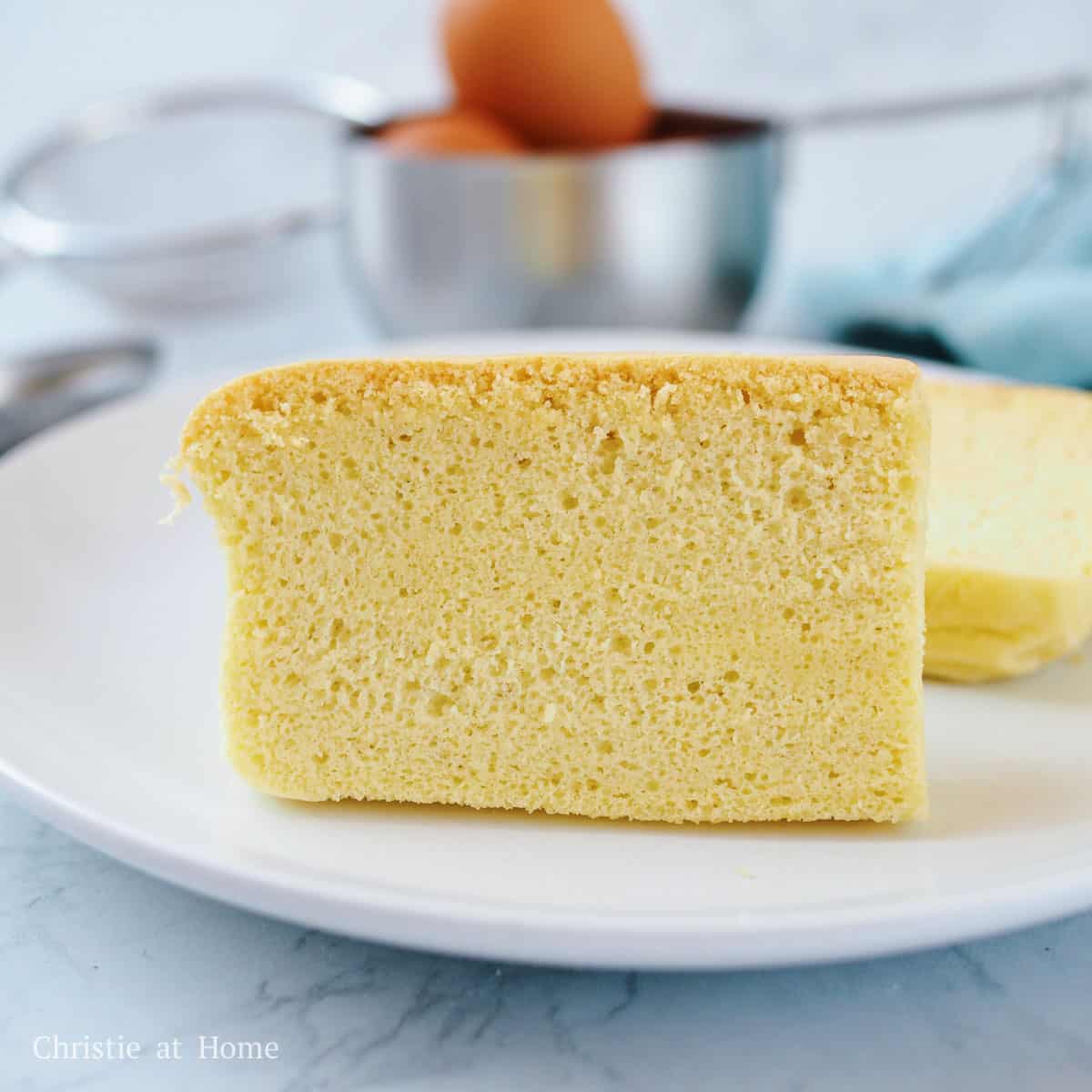 dairy-free castella cake