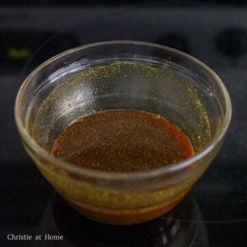 In a small bowl, combine noodle sauce ingredients as listed above and set aside.