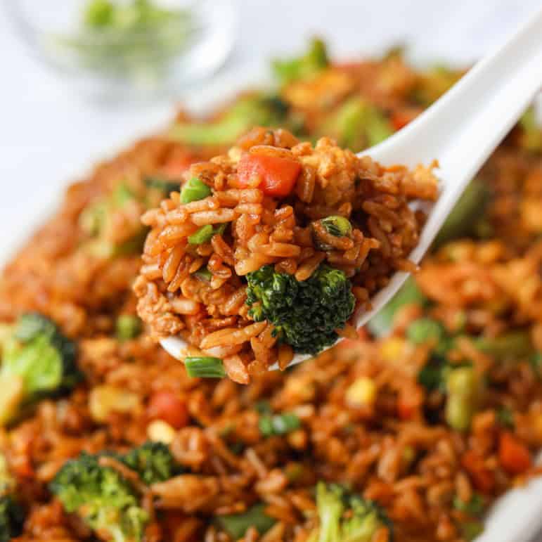 vegetable fried rice