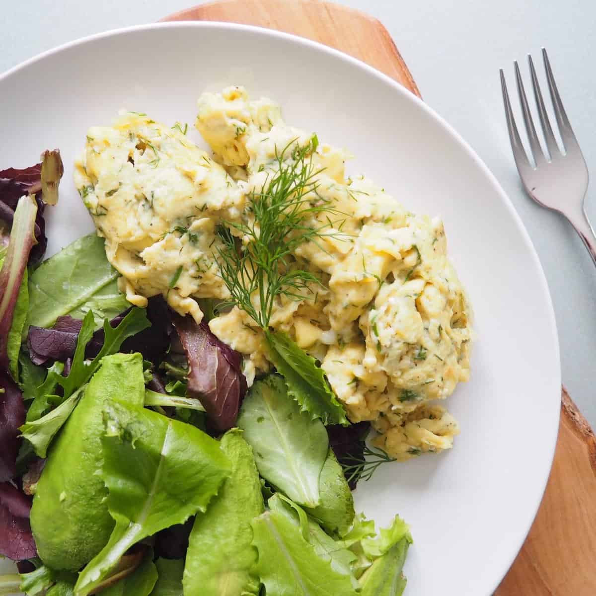 Dill Scrambled Eggs