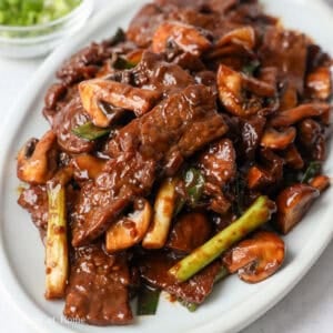 feature image of Beef Mushroom Stir-Fry
