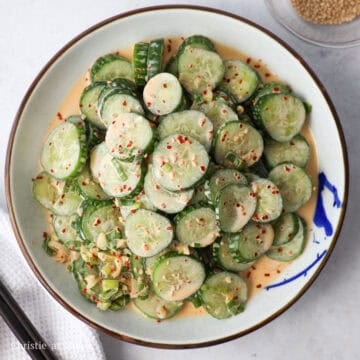 featured image of kewpie mayo cucumber salad